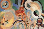 Delaunay, Robert Air iron and Water oil painting artist